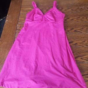 Patagonia hot pink sleeveles dress Sz large